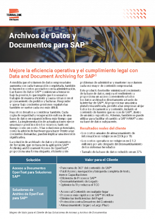 Archivo de Datos y Documentos para SAP